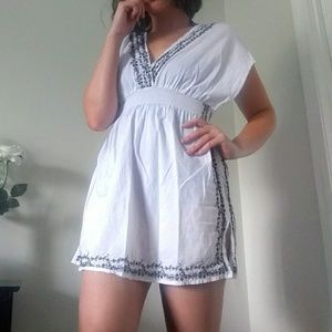 Black and White swimsuit cover-up